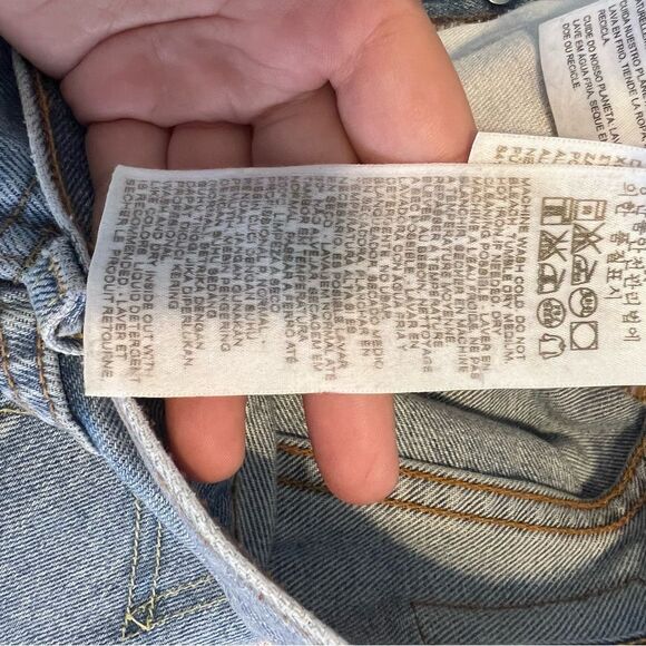Sz 29x28"/8 Levi's Vintage 501 Skinny Distressed Jeans Preloved $118 MSRP - Picture 15 of 16